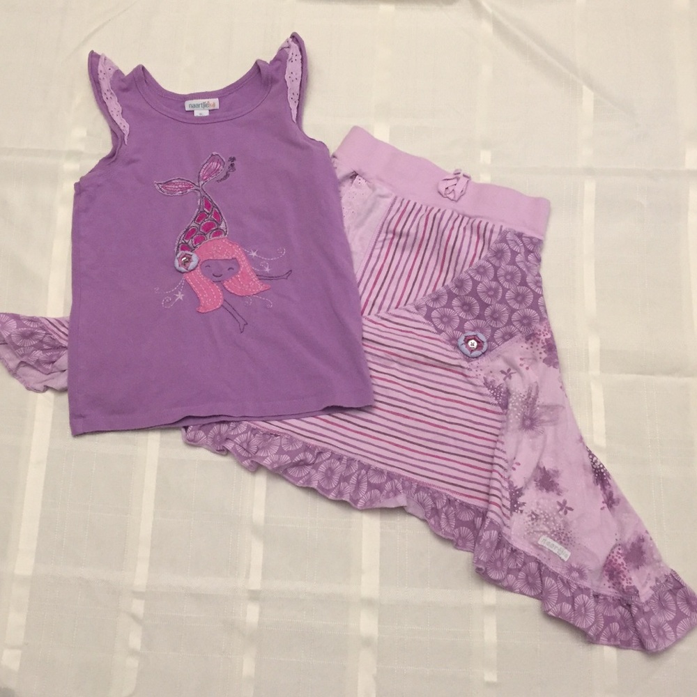 Girl's naartjie outfit. Mermaid sz 7